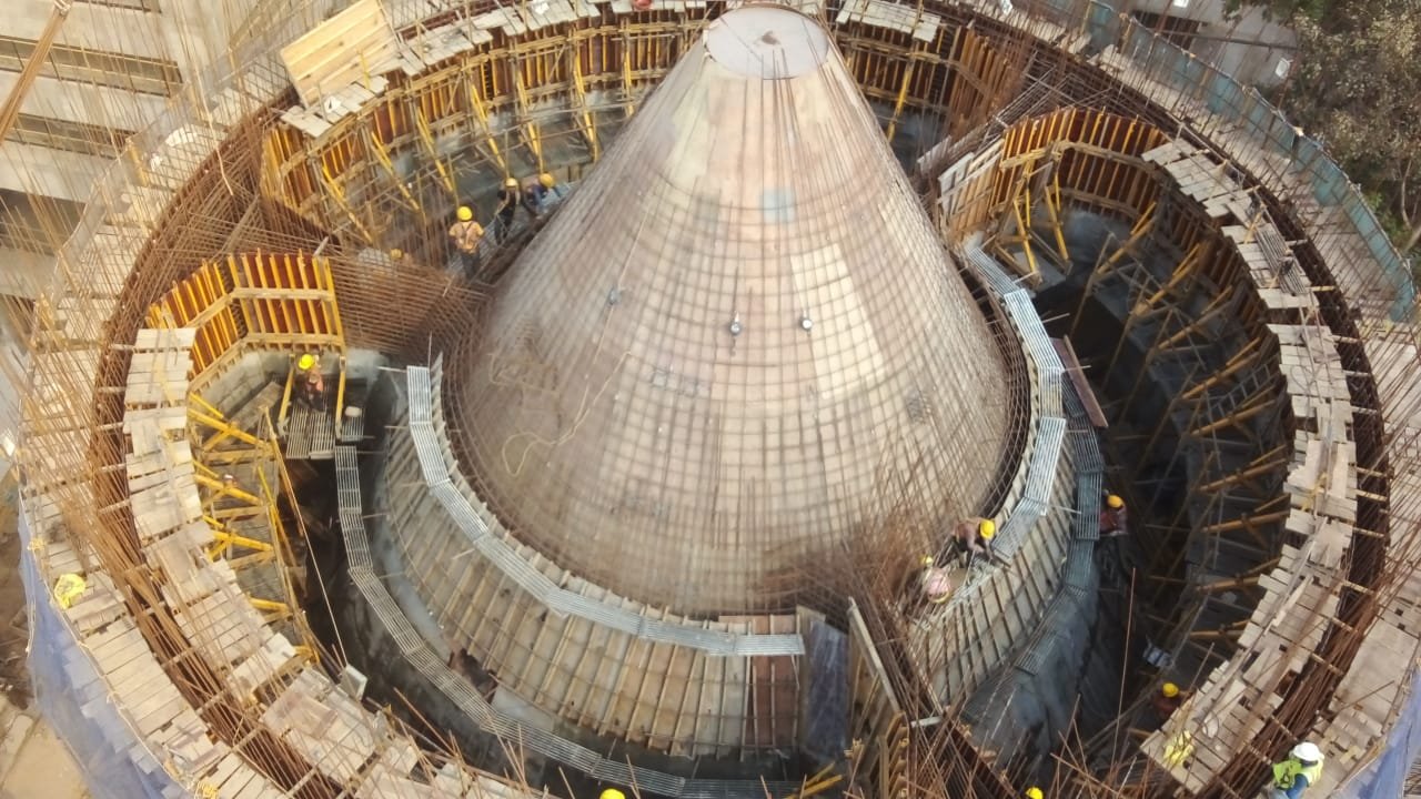 Climbing Formwork CF25 System with Crane-handled Climbing