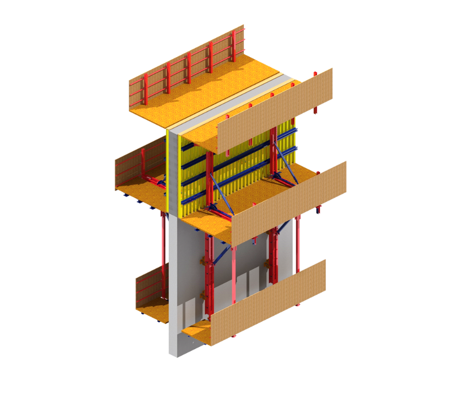 CF50 Automatic Rail Climbing System: Innovative Climbing Formwork